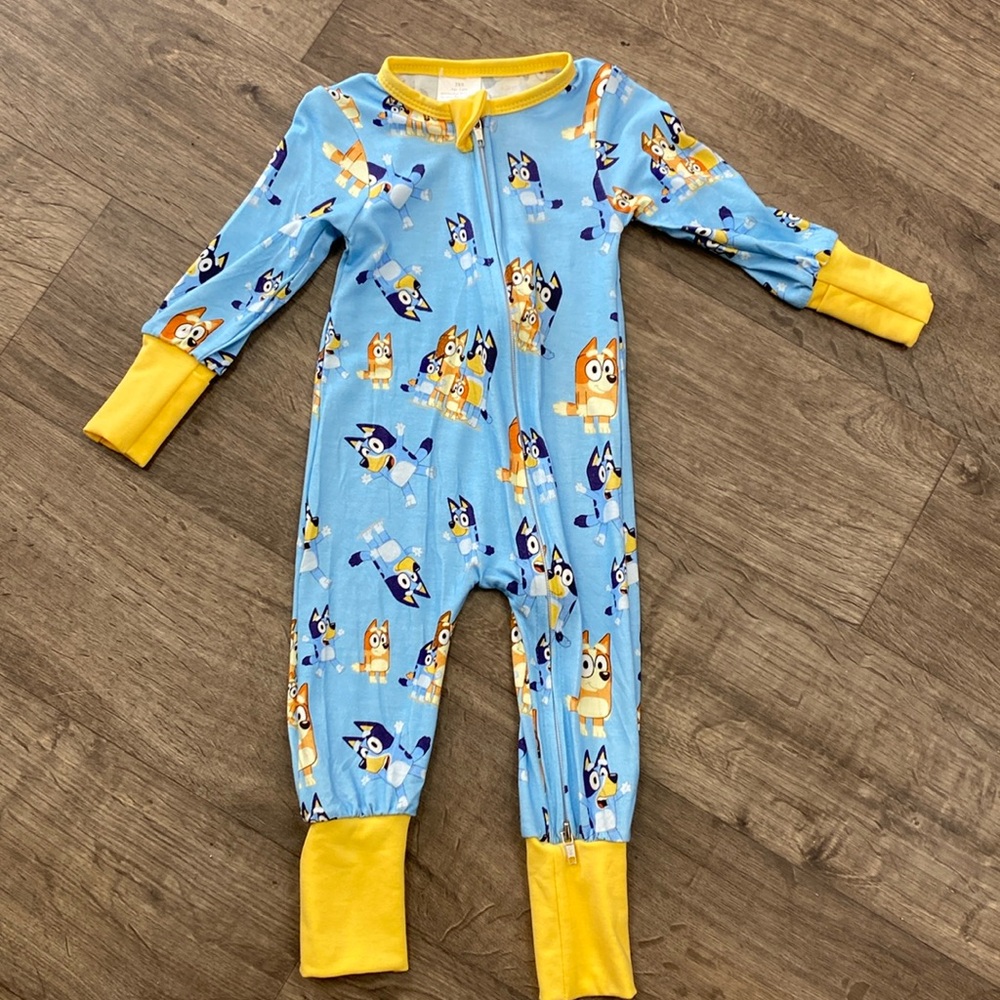 Bluey Bamboo Zippy